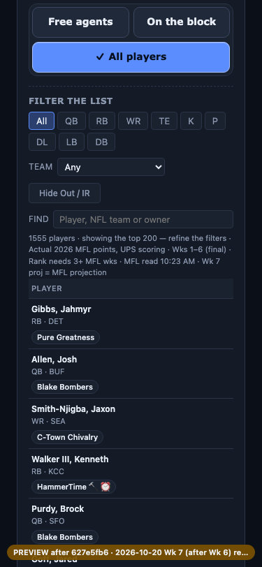 All players: the Team control appears (375 px)
